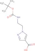 1-(2-{[(tert-Butoxy)carbonyl]amino}ethyl)-1H-pyrazole-4-carboxylic acid