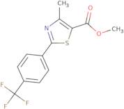 4-Methyl-2-(4-trifluoromethyl-phenyl)-thiazole-5-carboxylic acid methyl ester