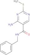 4-Amino-N-benzyl-2-(methylthio)-pyrimidine-5-carboxamide