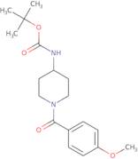 tert-Butyl 1-(4-methoxybenzoyl)piperidin-4-ylcarbamate