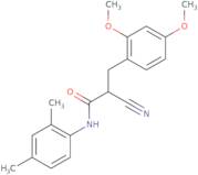 2-Cyano-3-(2,4-dimethoxyphenyl)-N-(2,4-dimethylphenyl)propanamide