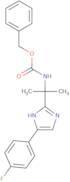 benzyl N-{2-[5-(4-fluorophenyl)-1H-imidazol-2-yl]propan-2-yl}carbamate