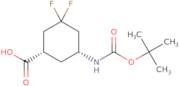 cis-5-((tert-butoxycarbonyl)amino)-3,3-difluorocyclohexanecarboxylic acid