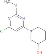 1-(6-Chloro-2-methylsulfanyl-pyrimidin-4-yl)-piperidin-3-ol