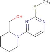 [1-(2-Methylsulfanyl-pyrimidin-4-yl)-piperidin-2-yl]-methanol