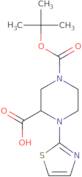4-Thiazol-2-yl-piperazine-1,3-dicarboxylic acid 1-tert-butyl ester