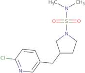4-(6-Chloro-pyridin-3-ylmethyl)-piperazine-1,3-dicarboxylic acid 1-tert-butyl ester 3-(6-chloro-...