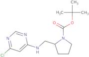 2-[(6-Chloro-pyrimidin-4-ylamino)-methyl]-pyrrolidine-1-carboxylic acid tert-butyl ester