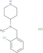 (2-Chloro-benzyl)-methyl-piperidin-4-yl-amine hydrochloride