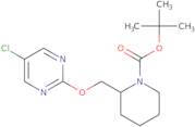 2-(5-Chloro-pyrimidin-2-yloxymethyl)-piperidine-1-carboxylic acid tert-butyl ester