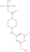 4-(6-Chloro-2-methylsulfanyl-pyrimidin-4-ylamino)-piperidine-1-carboxylic acid tert-butyl ester