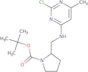 2-[(2-Chloro-6-methyl-pyrimidin-4-ylamino)-methyl]-pyrrolidine-1-carboxylic acid tert-butyl ester