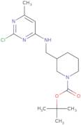 3-[(2-Chloro-6-methyl-pyrimidin-4-ylamino)-methyl]-piperidine-1-carboxylic acid tert-butyl ester