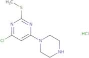 4-Chloro-2-methylsulfanyl-6-piperazin-1-yl-pyrimidine hydrochloride