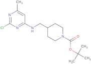 4-[(2-Chloro-6-methyl-pyrimidin-4-ylamino)-methyl]-piperidine-1-carboxylic acid tert-butyl ester