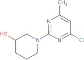 1-(4-Chloro-6-methyl-pyrimidin-2-yl)-piperidin-3-ol