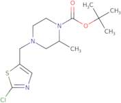 4-(2-Chloro-thiazol-5-ylmethyl)-2-methyl-piperazine-1-carboxylic acid tert-butyl ester