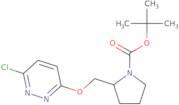 2-(6-Chloro-pyridazin-3-yloxymethyl)-pyrrolidine-1-carboxylic acid tert-butyl ester