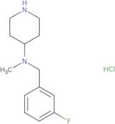 (3-Fluoro-benzyl)-methyl-piperidin-4-yl-amine hydrochloride