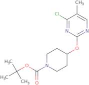 4-(4-Chloro-5-methyl-pyrimidin-2-yloxy)-piperidine-1-carboxylic acid tert-butyl ester