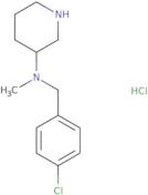 (4-Chloro-benzyl)-methyl-piperidin-3-yl-amine hydrochloride