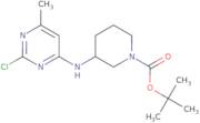 3-(2-Chloro-6-methyl-pyrimidin-4-ylamino)-piperidine-1-carboxylic acid tert-butyl ester