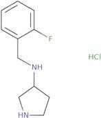 (2-Fluoro-benzyl)-(S)-pyrrolidin-3-yl-amine hydrochloride