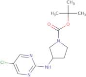 (R)-3-(5-Chloro-pyrimidin-2-ylamino)-pyrrolidine-1-carboxylic acid tert-butyl ester