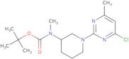 [1-(4-Chloro-6-methyl-pyrimidin-2-yl)-piperidin-3-yl]-methyl-carbamic acid tert-butyl ester