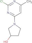 (R)-1-(2-Chloro-6-methyl-pyrimidin-4-yl)-pyrrolidin-3-ol