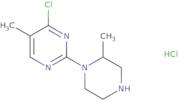 4-Chloro-5-methyl-2-(2-methyl-piperazin-1-yl)-pyrimidine hydrochloride