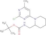 [1-(2-Chloro-6-methyl-pyrimidin-4-yl)-piperidin-2-ylmethyl]-carbamic acid tert-butyl ester