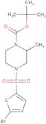 4-(5-Bromo-thiophene-2-sulfonyl)-2-methyl-piperazine-1-carboxylic acid tert-butyl ester