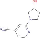 2-(3-Hydroxy-pyrrolidin-1-yl)-isonicotinonitrile