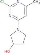 (S)-1-(2-Chloro-6-methyl-pyrimidin-4-yl)-pyrrolidin-3-ol