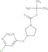 (R)-3-(6-Chloro-pyrimidin-4-yloxy)-pyrrolidine-1-carboxylic acid tert-butyl ester
