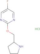 5-Fluoro-2-(pyrrolidin-2-ylmethoxy)-pyrimidine hydrochloride