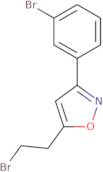 5-(2-Bromoethyl)-3-(3-bromophenyl)isoxazole