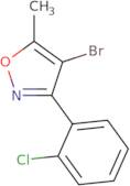 4-Bromo-3-(2-chlorophenyl)-5-methyl-1,2-oxazole