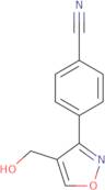 4-[4-(Hydroxymethyl)-1,2-oxazol-3-yl]benzonitrile