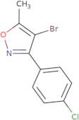 4-Bromo-3-(4-chlorophenyl)-5-methyl-1,2-oxazole