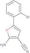 2-Amino-5-(2-bromophenyl)furan-3-carbonitrile