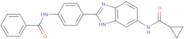 N-[4-(5-Cyclopropanecarboxamido-1H-benzimidazol-2-yl)phenyl]benzamide