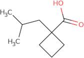 1-(2-Methylpropyl)cyclobutane-1-carboxylic acid