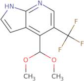 4-(Dimethoxymethyl)-5-(trifluoromethyl)-1H-pyrrolo[2,3-b]pyridine