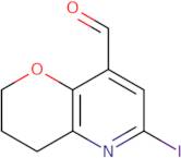 6-Iodo-3,4-dihydro-2H-pyrano[3,2-b]pyridine-8-carbaldehyde