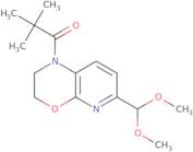 1-(6-(Dimethoxymethyl)-2,3-dihydro-1H-pyrido[2,3-b][1,4]oxazin-1-yl)-2,2-dimethylpropan-1-one