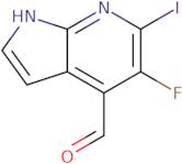 5-Fluoro-6-iodo-1H-pyrrolo[2,3-b]pyridine-4-carbaldehyde
