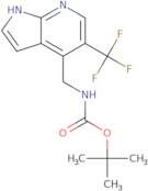 tert-Butyl ((5-(trifluoromethyl)-1H-pyrrolo[2,3-b] pyridin-4-yl)methyl)carbamate