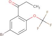 4-Bromo-2-propanoyl-1-(trifluoromethoxy)benzene